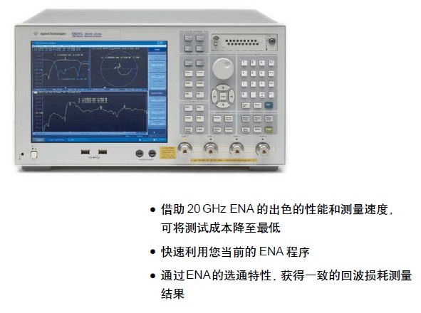 使用20 GHz E5071C ENA网络分析仪进行UWB天线测量