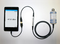 Android手持设备与R&S NRP-Z功率传感器的测量应用