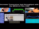 使用M9381A PXIe VSG提升收发信机测试吞吐率