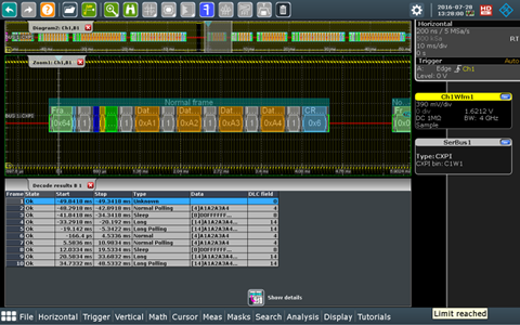 使用罗德与施瓦茨示波器对汽车总线接口CXP