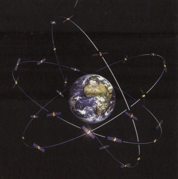 欧洲伽利略定位导航系统示意图