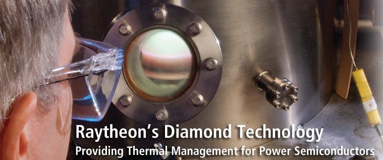 雷神公司的金刚石技术为功率半导体提供热管理解决方案