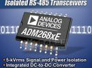 ADI推出首款单芯片5 KV RMS信号和电源隔离RS-485收发器，可实现安全高压系统