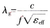 微带线的波导波长公式