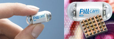 使用美高森美无线电的Pillcam药丸摄影机