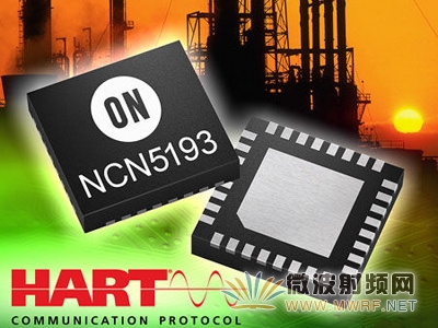 安森美推出用于工业通信的高集成度、低能耗HART CMOS调制解调器IC