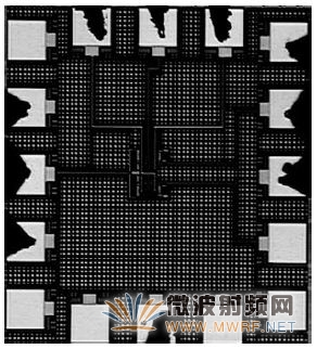图4 射频收发开关芯片照片（接收状态）