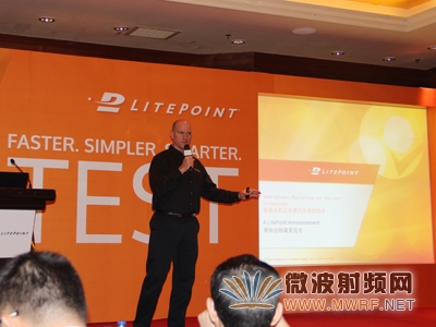 LitePoint公司（莱特波特）全球市场高级销售副总裁Dana McCarty