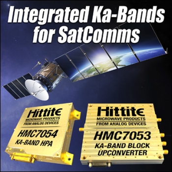 ADI推出面向单载波卫星通信设备的KA频段HPA和模块上变频器
