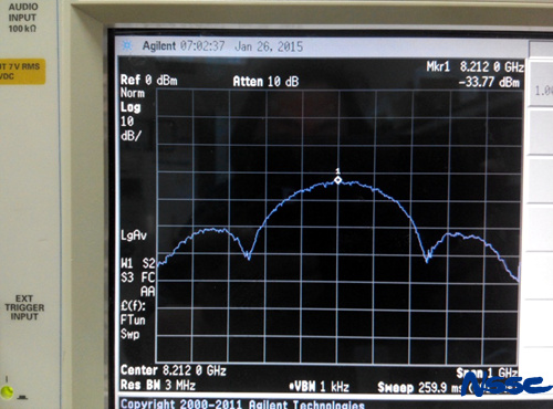 空间中心成功研制出X波段高码速率QPSK微波调制器