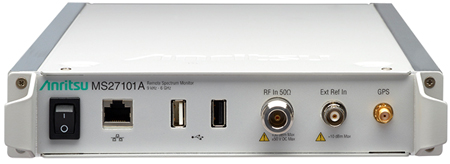 安立推出MS27101A远程频谱监测器 进一步满足市场对干扰查找工具的需求