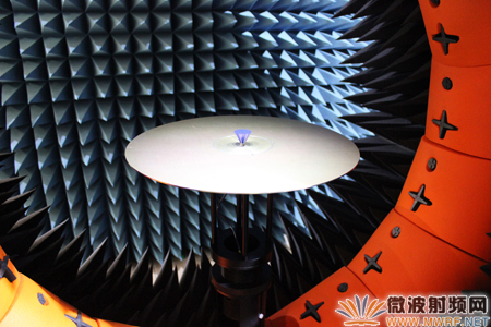 MVG SL18GHz 球形近场多探针系统有限接地板上的单极锥天线测量