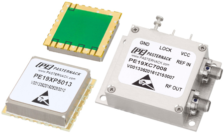 Pasternack推出提供介于50MHz~6000MHz之间的六个单输出频率的锁相振荡器