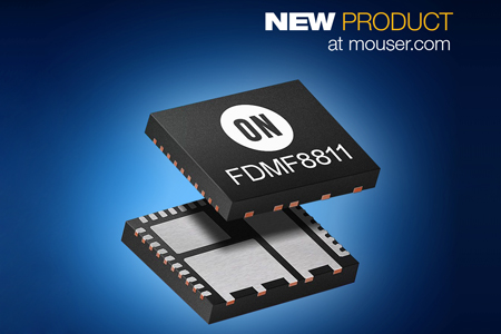 贸泽率先备货ON Semi FDMF8811业界首款110V桥式功率级模块