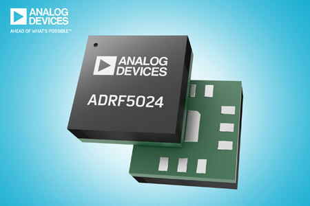 采用紧凑栅格阵列封装的ADI 44 GHz硅开关提供业界最低插入损耗