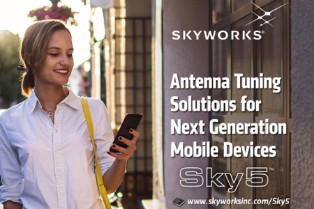 Skyworks推出5G天线调谐解决方案
