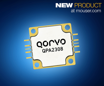面向商业和军事应用的Qorvo QPA2308 60W GaN功率放大器登陆贸泽