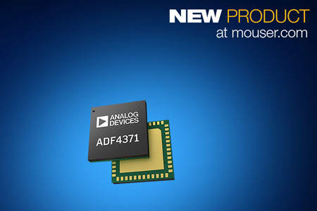 ADI ADF437x合成器在贸泽开售 为下一代RF和mmWave设计提供宽频范围