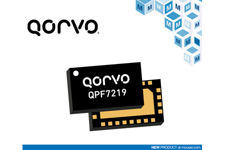 Qorvo QPF7219 Wi-Fi集成前端在贸泽开售