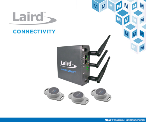 贸泽电子备货Laird Connectivity Sentrius IG60-BL654入门套件 借助三个蓝牙5传感器轻松获取数据