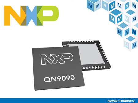 NXP QN9090和QN9030蓝牙5低功耗SoC在贸泽开售
