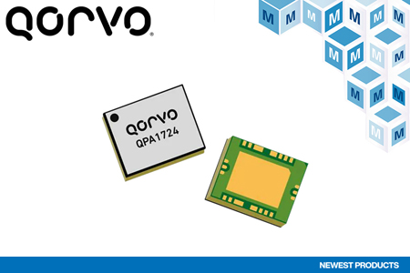 贸泽开售Qorvo QPA1724 Ku/K波段GaN功率放大器 为卫星通信提供优化解决方案
